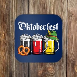 Oktoberfest Beer German Flag Drinking Mug Coaster