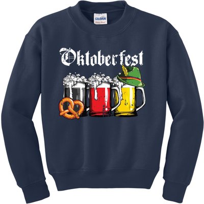 Oktoberfest Beer German Flag Drinking Mug Kids Sweatshirt