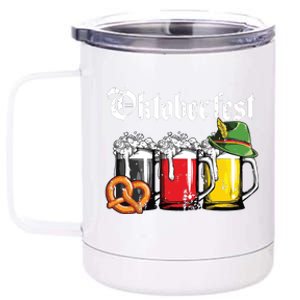 Oktoberfest Beer German Flag Drinking Mug 12 oz Stainless Steel Tumbler Cup