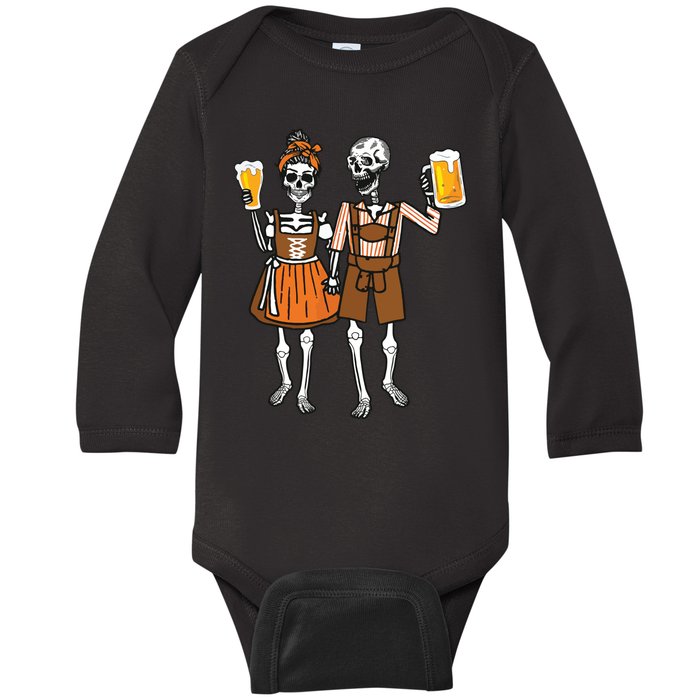 Oktoberfest Beer Germany German Funny Baby Long Sleeve Bodysuit