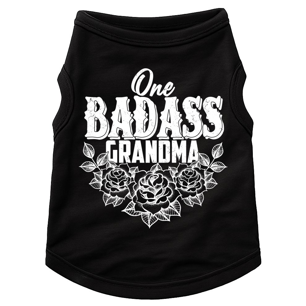 One Badass Grandma Doggie Tank