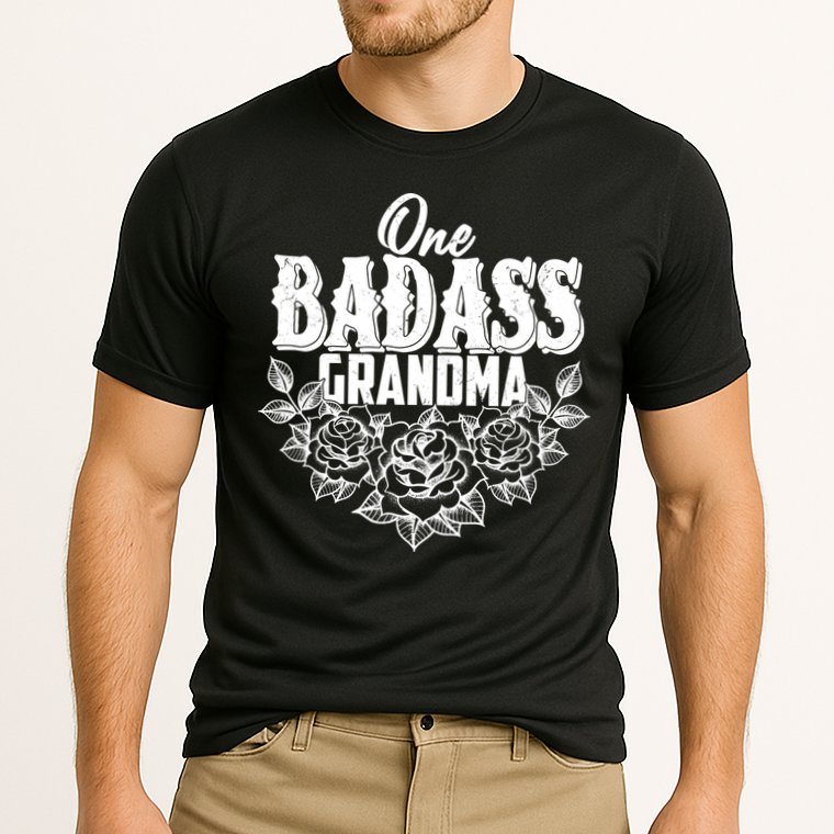 One Badass Grandma Cooling Performance Crew T-Shirt