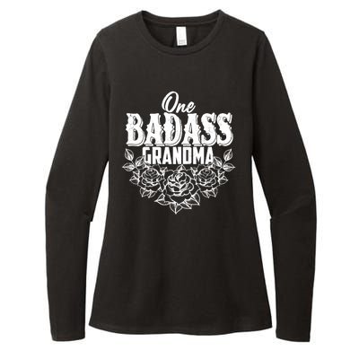 One Badass Grandma Womens CVC Long Sleeve Shirt