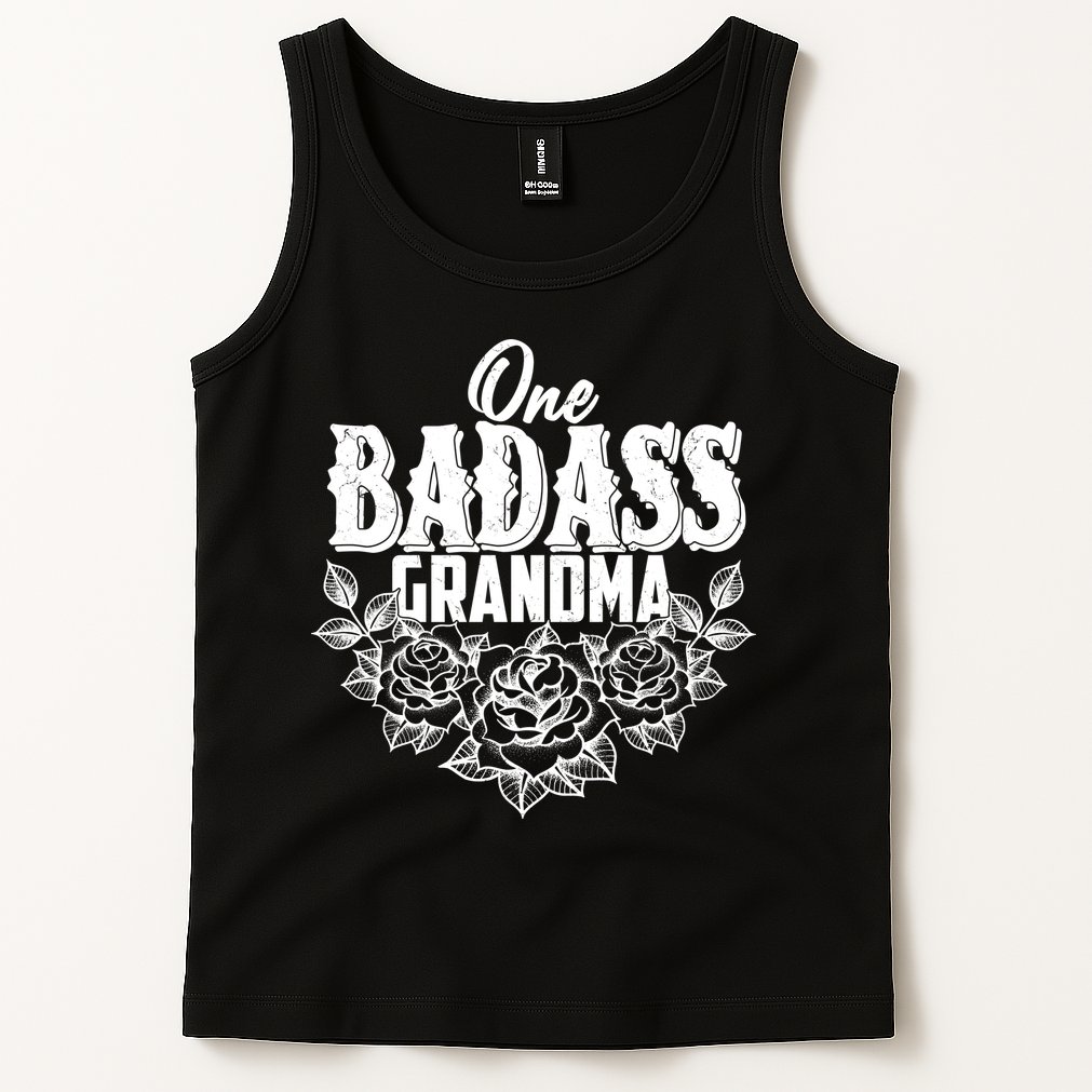One Badass Grandma Tank Top