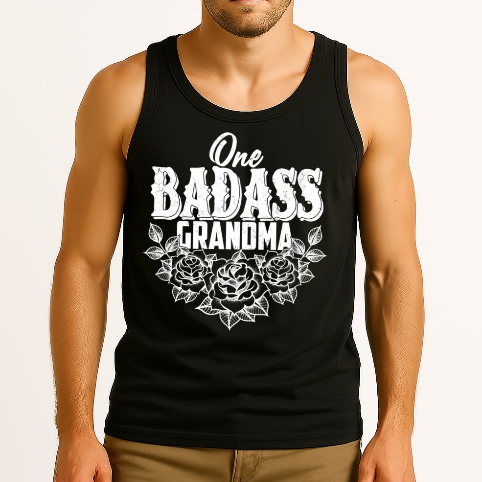 One Badass Grandma Tank Top