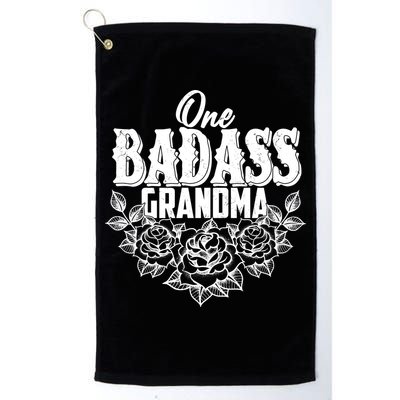 One Badass Grandma Golf Towel