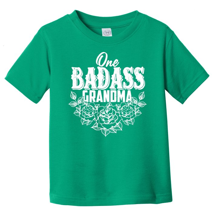 One Badass Grandma Toddler T-Shirt