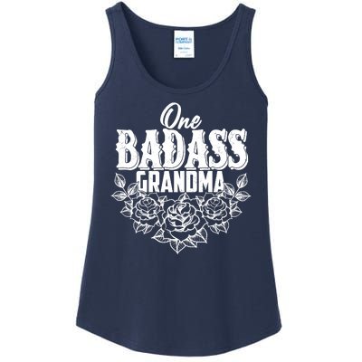 One Badass Grandma Ladies Essential Tank