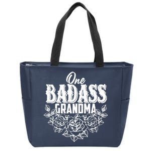 One Badass Grandma Zip Tote Bag