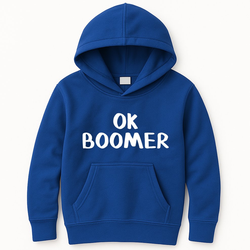 Ok Boomer Gift Kids Hoodie