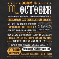 October Birthday Gifts Born In October Scorpio Hat