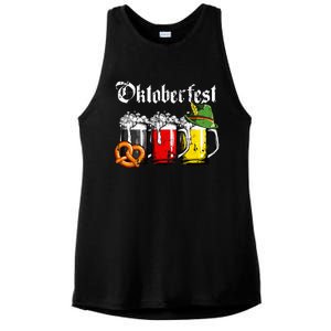 Oktoberfest Beer German Flag Funny Drinking Mug Ladies PosiCharge Tri-Blend Wicking Tank