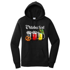 Oktoberfest Beer German Flag Funny Drinking Mug Women's Pullover Hoodie