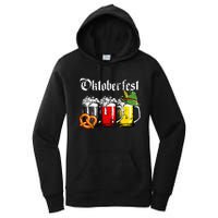 Oktoberfest Beer German Flag Funny Drinking Mug Women's Pullover Hoodie