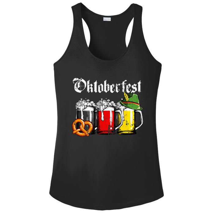 Oktoberfest Beer German Flag Funny Drinking Mug Ladies PosiCharge Competitor Racerback Tank