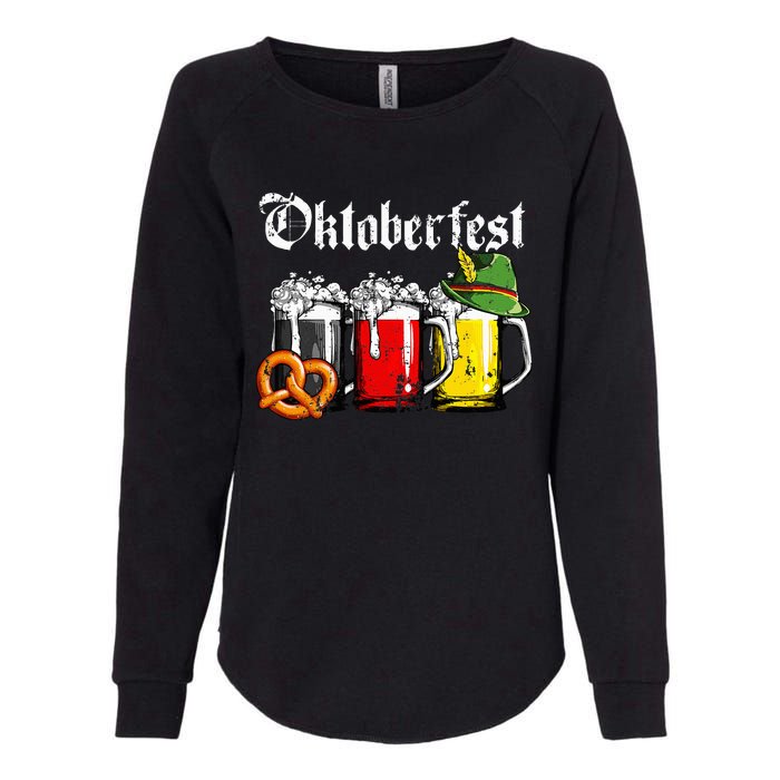 Oktoberfest Beer German Flag Funny Drinking Mug Womens California Wash Sweatshirt