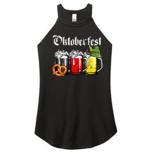 Oktoberfest Beer German Flag Funny Drinking Mug Women's Perfect Tri Rocker Tank