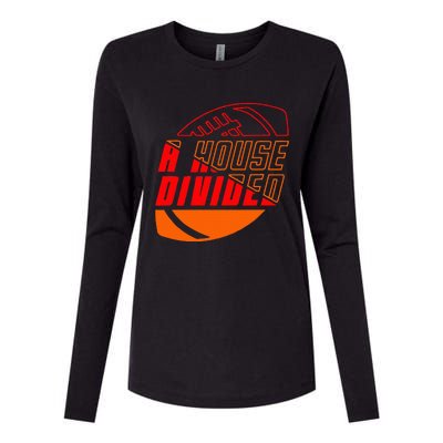 Oklahoma Bedlam House Divided Womens Cotton Relaxed Long Sleeve T-Shirt