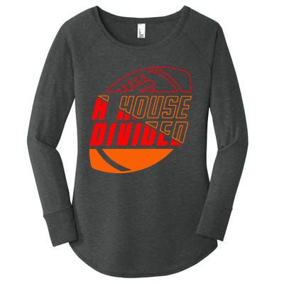 Oklahoma Bedlam House Divided Women's Perfect Tri Tunic Long Sleeve Shirt