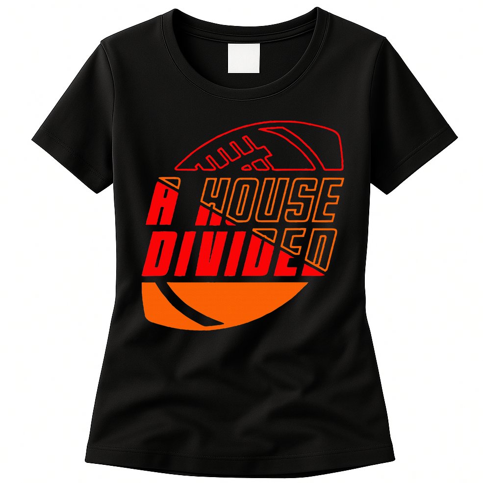 Oklahoma Bedlam House Divided Womens T-Shirt