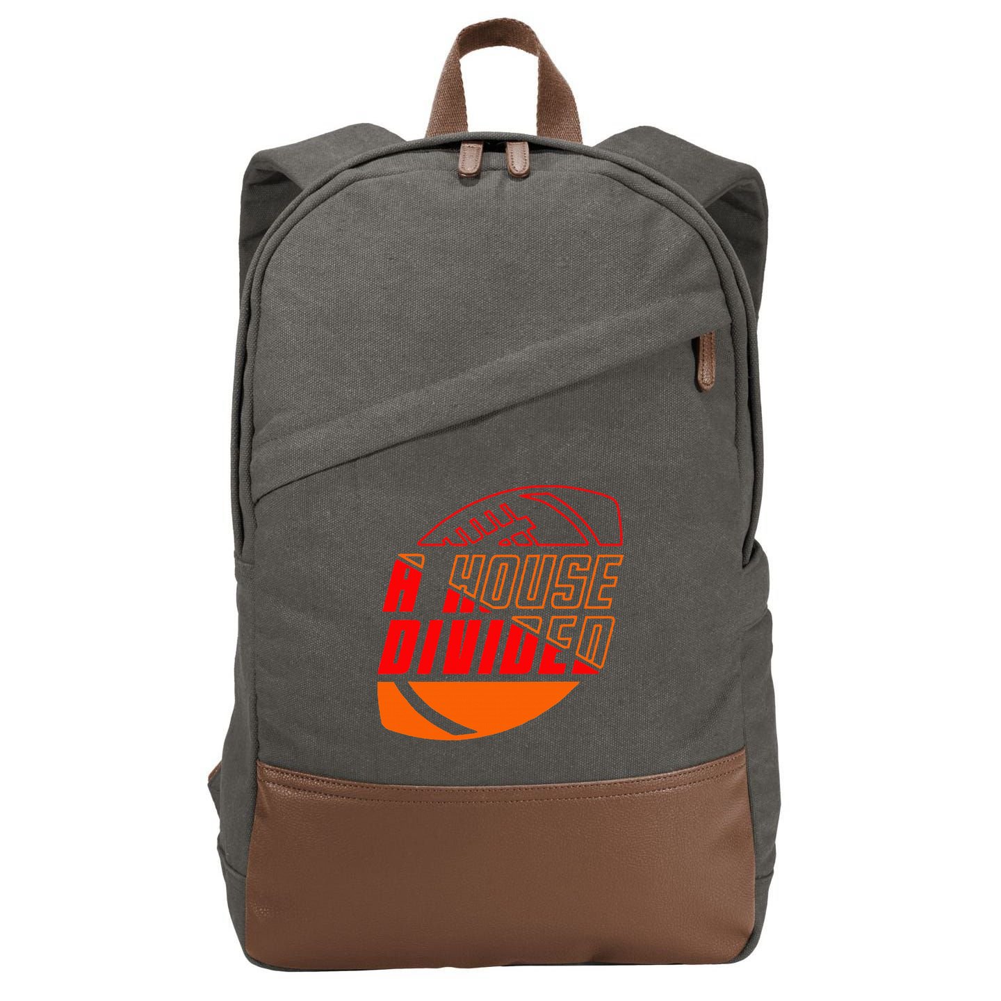 Oklahoma Bedlam House Divided Cotton Canvas Backpack