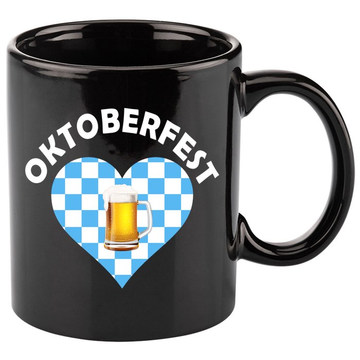 Oktoberfest Beer Heart 11oz C Handle Ceramic Mug