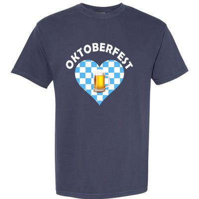 Oktoberfest Beer Heart Garment-Dyed Heavyweight T-Shirt