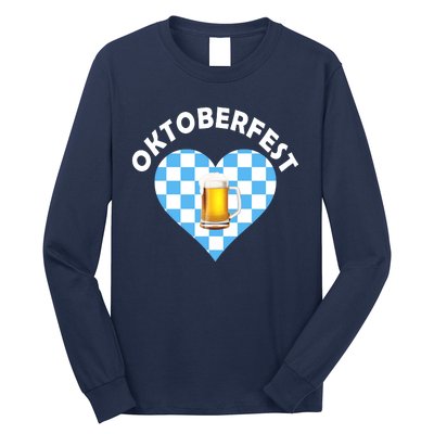 Oktoberfest Beer Heart Long Sleeve Shirt