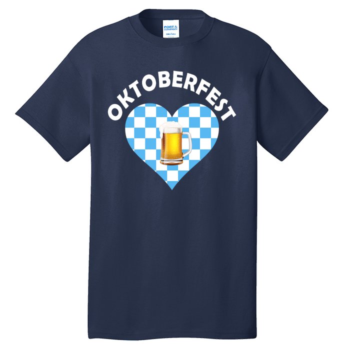 Oktoberfest Beer Heart Tall T-Shirt