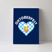 Oktoberfest Beer Heart Canvas