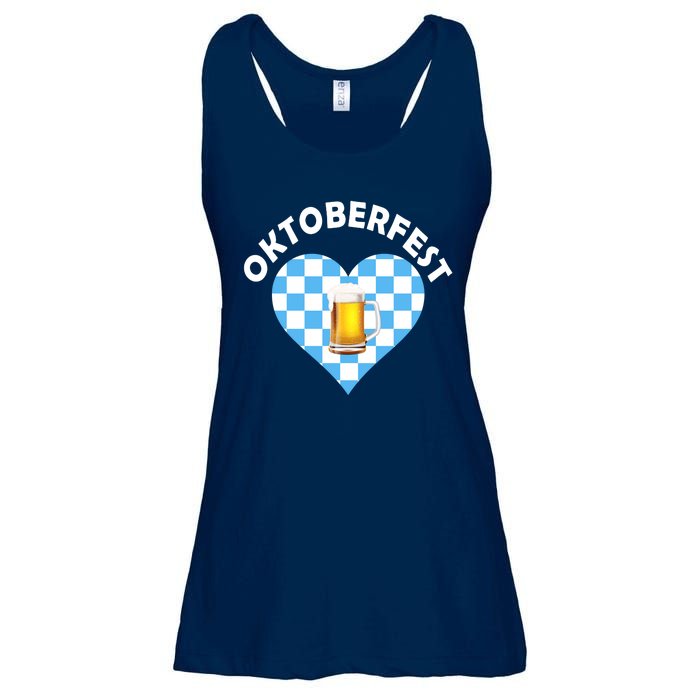 Oktoberfest Beer Heart Ladies Essential Flowy Tank