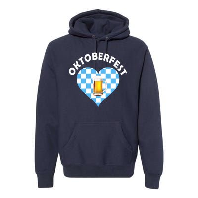 Oktoberfest Beer Heart Premium Hoodie