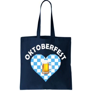 Oktoberfest Beer Heart Tote Bag