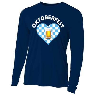 Oktoberfest Beer Heart Cooling Performance Long Sleeve Crew