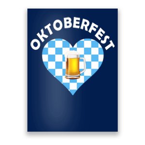 Oktoberfest Beer Heart Poster