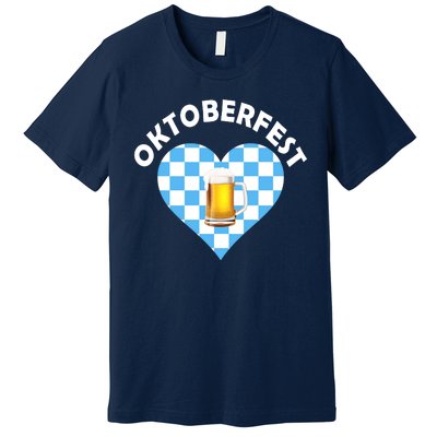 Oktoberfest Beer Heart Premium T-Shirt