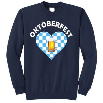 Oktoberfest Beer Heart Tall Sweatshirt