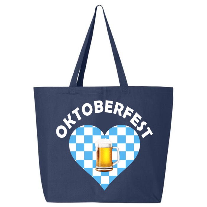 Oktoberfest Beer Heart 25L Jumbo Tote