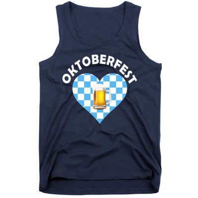 Oktoberfest Beer Heart Tank Top