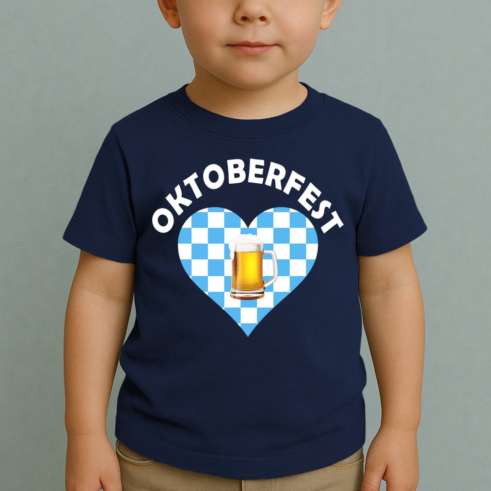 Oktoberfest Beer Heart Toddler T-Shirt
