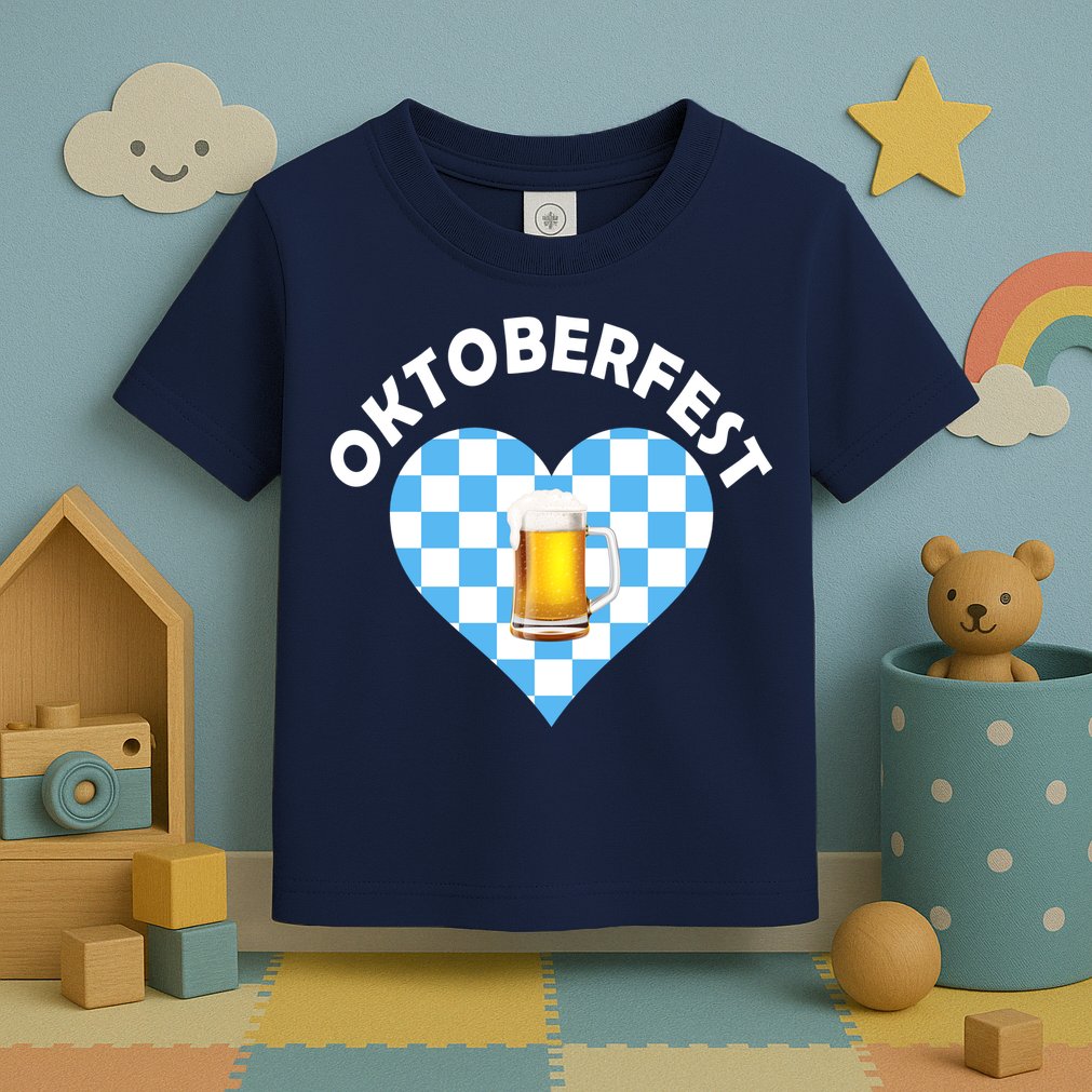 Oktoberfest Beer Heart Toddler T-Shirt