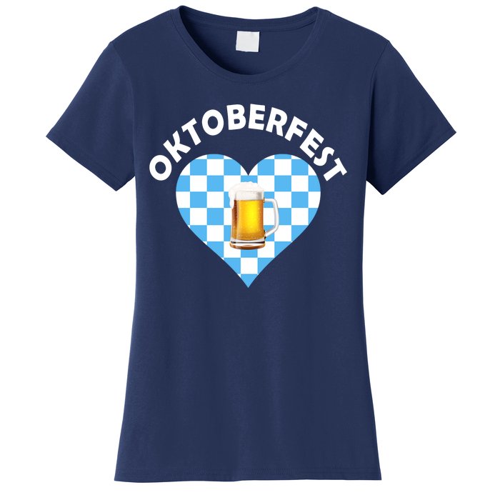 Oktoberfest Beer Heart Women's T-Shirt