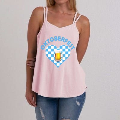 Oktoberfest Beer Heart Women's Strappy Tank