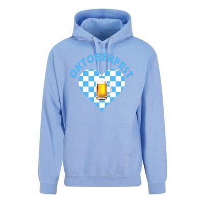 Oktoberfest Beer Heart Unisex Surf Hoodie