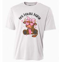 One Boujee Heifer Highland Cow Valentine Cooling Performance Crew T-Shirt