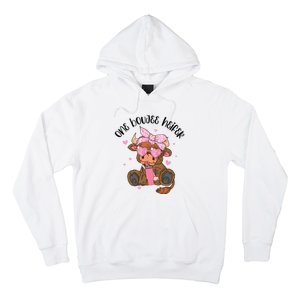 One Boujee Heifer Highland Cow Valentine Hoodie