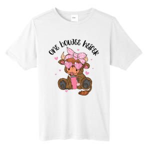 One Boujee Heifer Highland Cow Valentine Tall Fusion ChromaSoft Performance T-Shirt