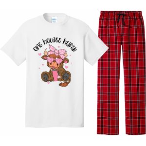 One Boujee Heifer Highland Cow Valentine Pajama Set