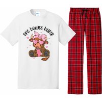 One Boujee Heifer Highland Cow Valentine Pajama Set