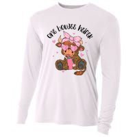 One Boujee Heifer Highland Cow Valentine Cooling Performance Long Sleeve Crew